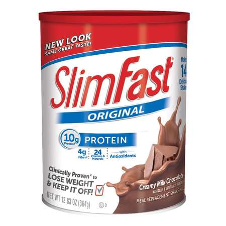 SLIMFAST Creamy Milk Chocolate Meal Replacement Drink Mix 12.83 oz., PK3 22652